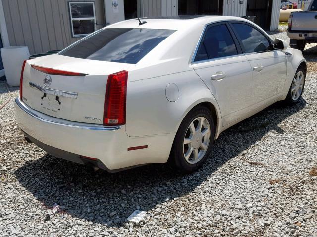 1G6DS57V380187209 - 2008 CADILLAC CTS HI FEA WHITE photo 4