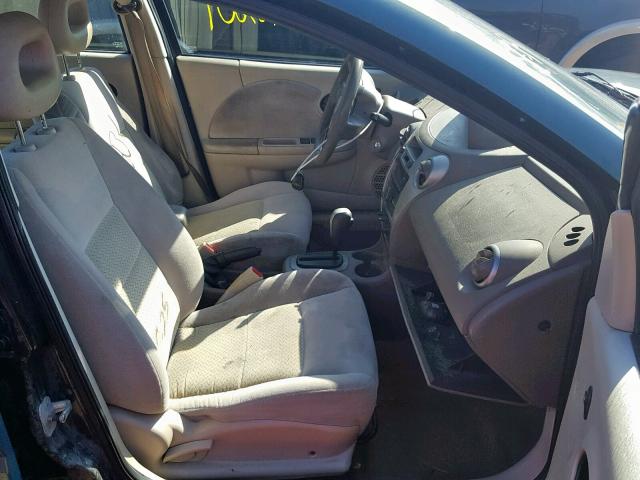 1G8AL55F67Z149017 - 2007 SATURN ION LEVEL GREEN photo 5