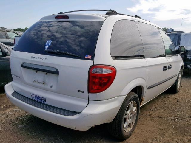 1D4GP25R33B282210 - 2003 DODGE CARAVAN SE WHITE photo 4