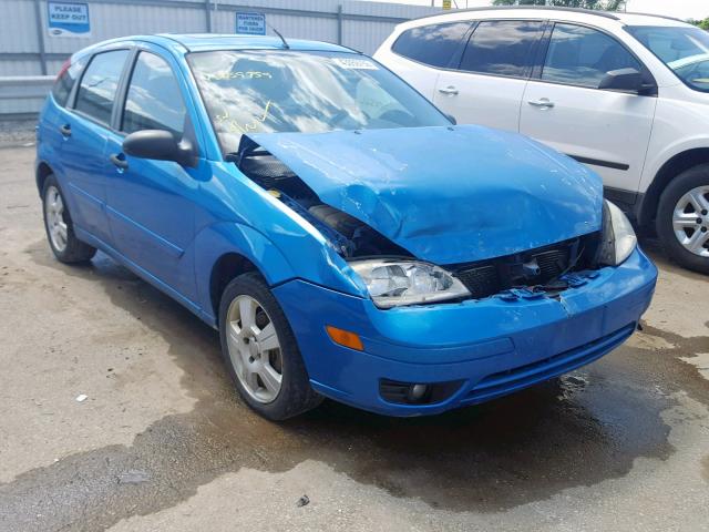 1FAHP37N67W292011 - 2007 FORD FOCUS ZX5 BLUE photo 1