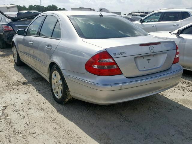 WDBUF56J26A815282 - 2006 MERCEDES-BENZ E 350 SILVER photo 3