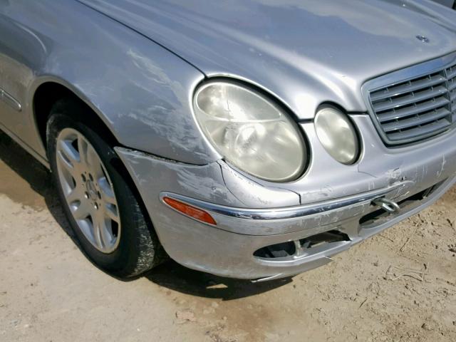 WDBUF56J26A815282 - 2006 MERCEDES-BENZ E 350 SILVER photo 9