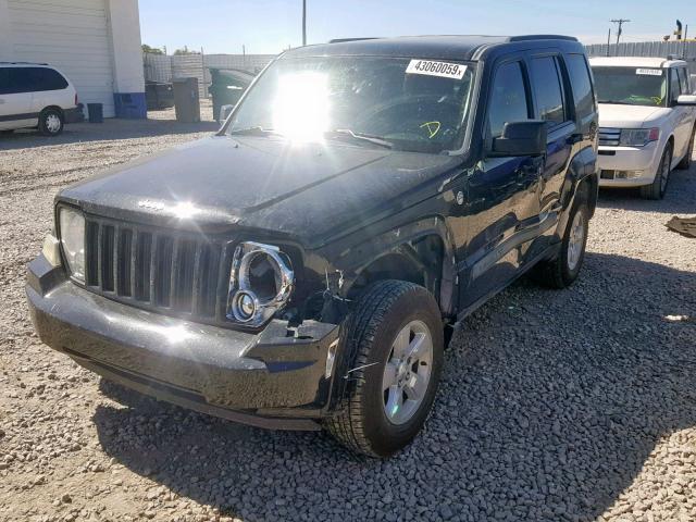 1J4PN2GK6AW133163 - 2010 JEEP LIBERTY SP BLACK photo 2