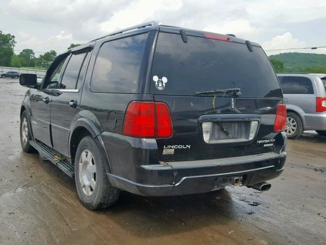 5LMFU28575LJ17244 - 2005 LINCOLN NAVIGATOR BLACK photo 3
