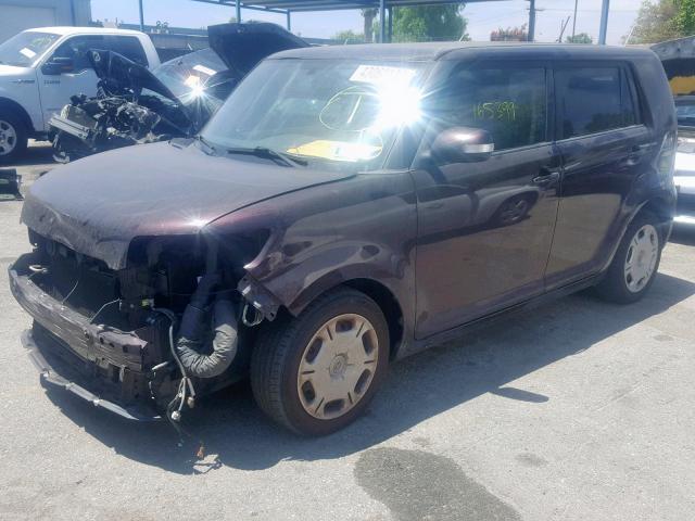 JTLKE50E691061898 - 2009 TOYOTA SCION XB მუქწითელი ფოტო 2