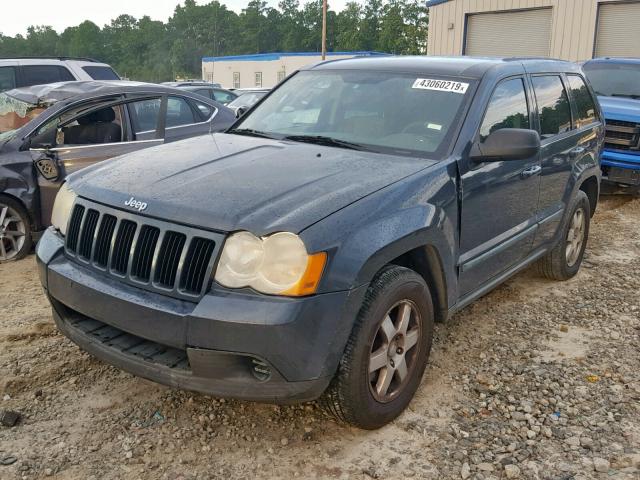 1J8GS48K28C113540 - 2008 JEEP GRAND CHER GRAY photo 2