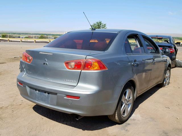 JA3AU26U48U041572 - 2008 MITSUBISHI LANCER ES GREEN photo 4