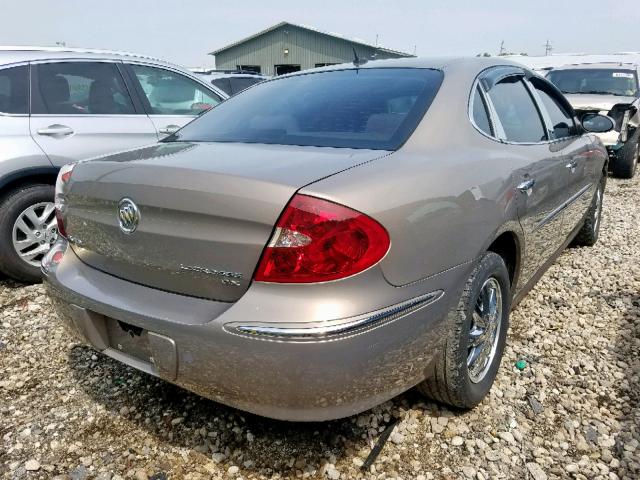 2G4WC582171171483 - 2007 BUICK LACROSSE C BROWN photo 4