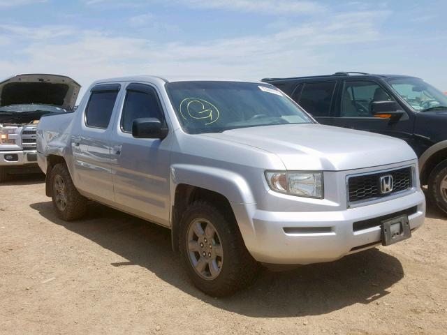 2HJYK16337H504953 - 2007 HONDA RIDGELINE SILVER photo 1