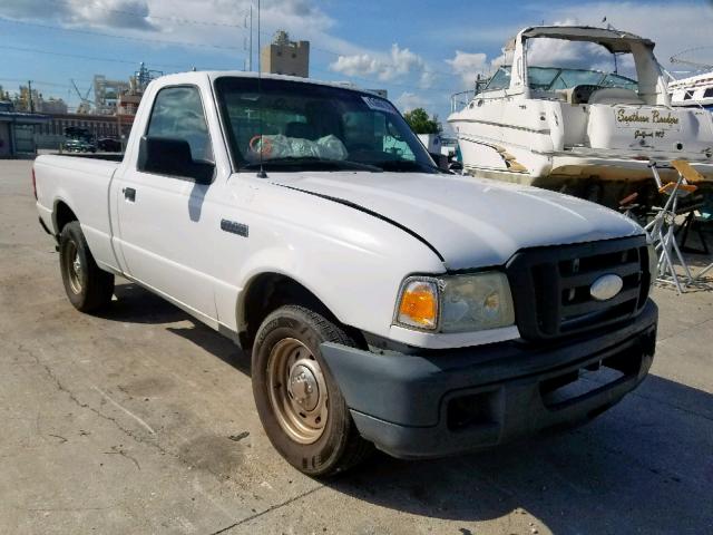 1FTYR10DX6PA74883 - 2006 FORD RANGER WHITE photo 1