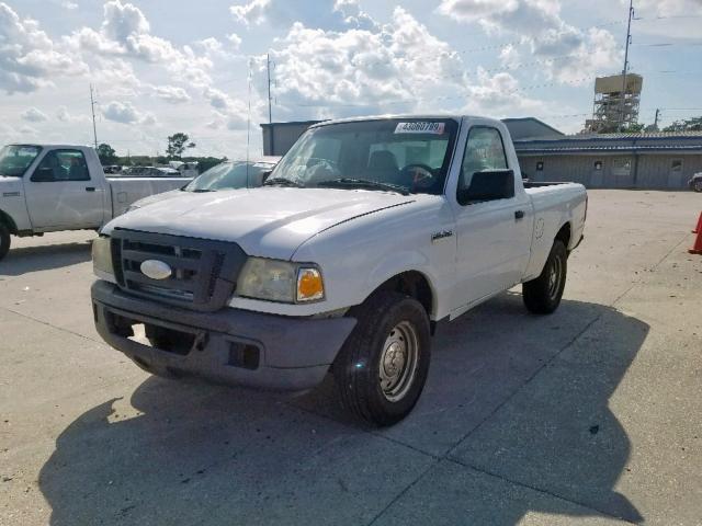 1FTYR10DX6PA74883 - 2006 FORD RANGER WHITE photo 2