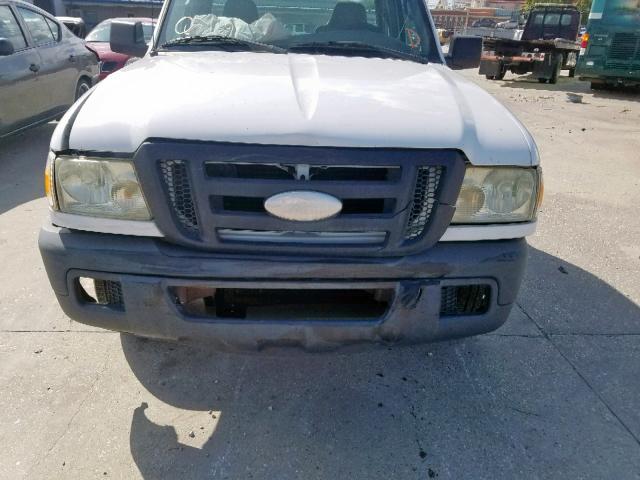 1FTYR10DX6PA74883 - 2006 FORD RANGER WHITE photo 9