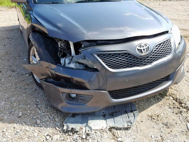 4T1BF3EK7BU674771 - 2011 TOYOTA CAMRY BASE CHARCOAL photo 9