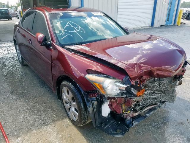 1HGCP26879A106374 - 2009 HONDA ACCORD EXL MAROON photo 1