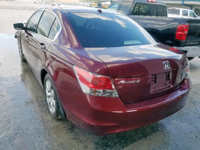 1HGCP26879A106374 - 2009 HONDA ACCORD EXL MAROON photo 3