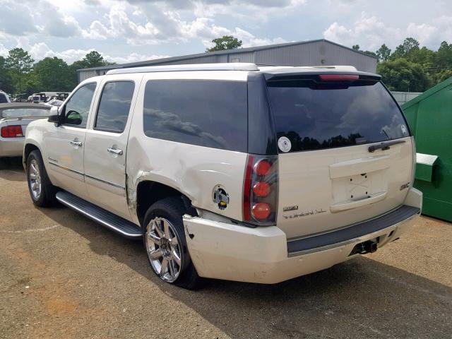 1GKFK06259R243653 - 2009 GMC YUKON XL D CREAM photo 3