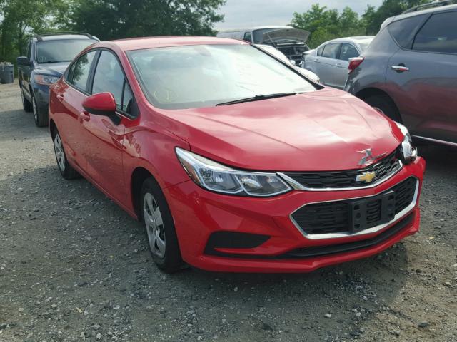 1G1BC5SM4H7236773 - 2017 CHEVROLET CRUZE LS RED photo 1