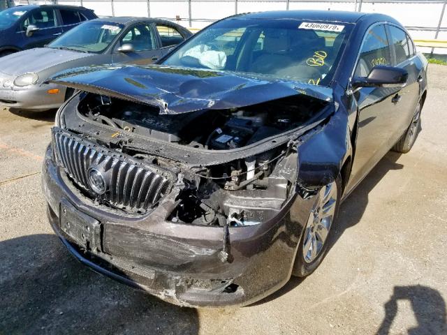 1G4GC5E34DF193581 - 2013 BUICK LACROSSE CHARCOAL photo 2