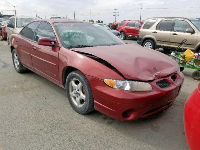 1G2WK52J82F103310 - 2002 PONTIAC GRAND PRIX MAROON photo 1