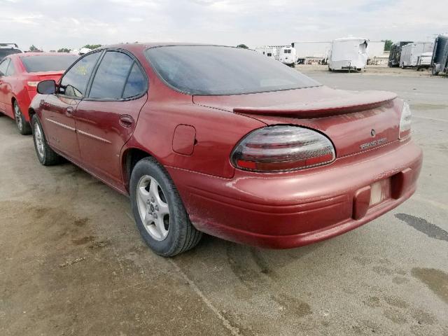 1G2WK52J82F103310 - 2002 PONTIAC GRAND PRIX MAROON photo 3