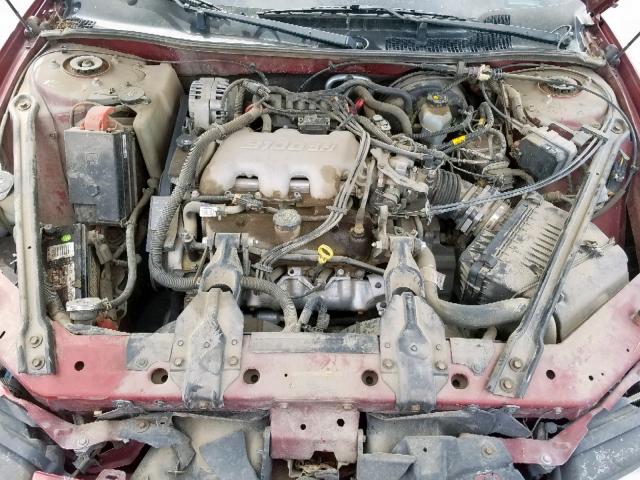 1G2WK52J82F103310 - 2002 PONTIAC GRAND PRIX MAROON photo 7