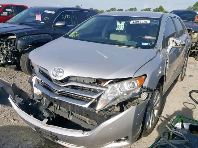 4T3ZA3BB4DU064287 - 2013 TOYOTA VENZA LE SILVER photo 2