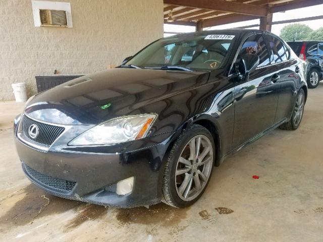 JTHBK262485072372 - 2008 LEXUS IS 250 BLACK photo 2