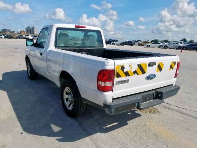 1FTYR10D88PA53131 - 2008 FORD RANGER WHITE photo 3