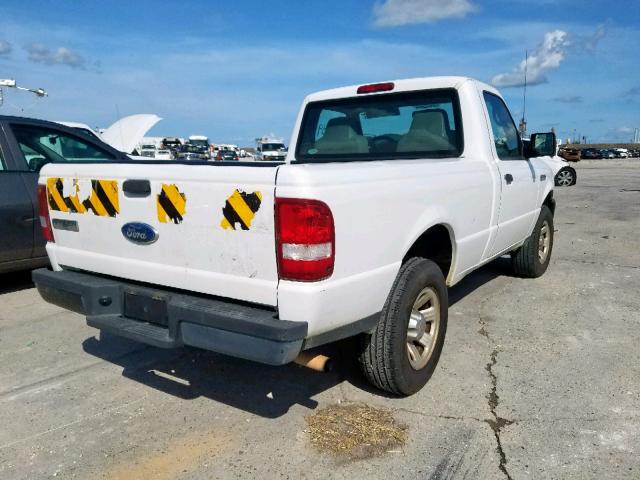 1FTYR10D88PA53131 - 2008 FORD RANGER WHITE photo 4