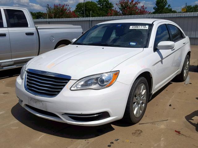 1C3CCBAB6EN236926 - 2014 CHRYSLER 200 LX WHITE photo 2