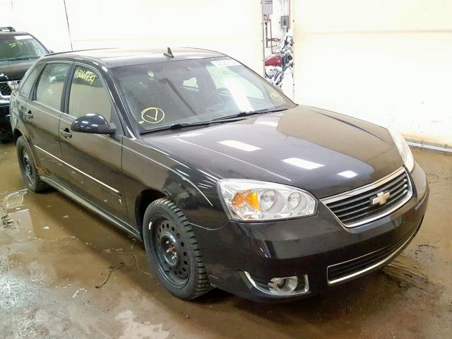 1G1ZU63846F177312 - 2006 CHEVROLET MALIBU MAX BLACK photo 1