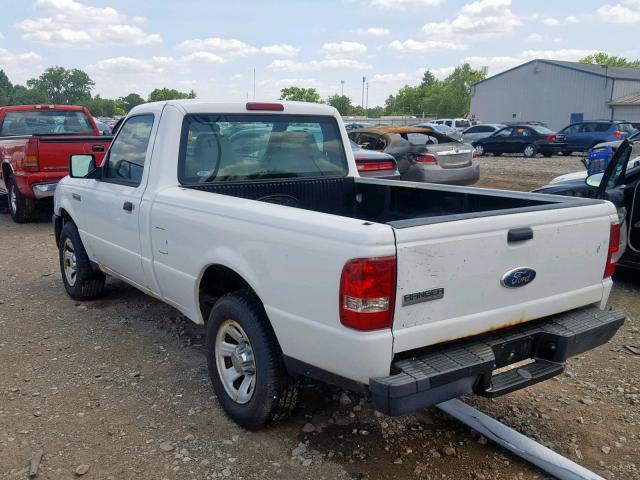 1FTYR10D98PB09979 - 2008 FORD RANGER WHITE photo 3