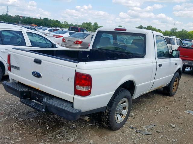 1FTYR10D98PB09979 - 2008 FORD RANGER WHITE photo 4