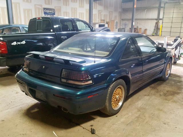 1G2WJ12M1SF310787 - 1995 PONTIAC GRAND PRIX GREEN photo 4