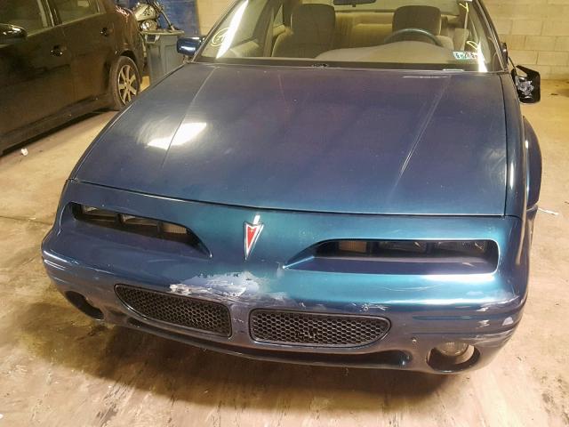 1G2WJ12M1SF310787 - 1995 PONTIAC GRAND PRIX GREEN photo 9