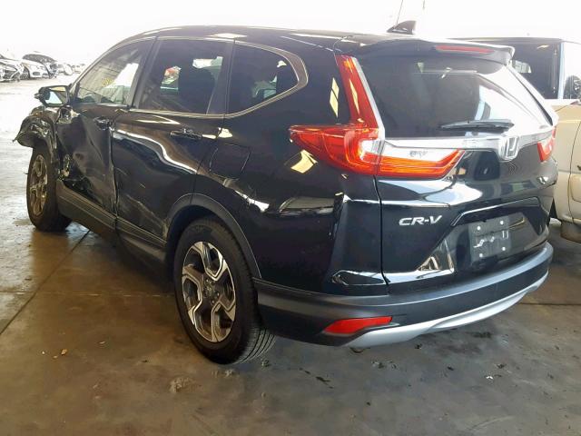 7FARW1H57HE048673 - 2017 HONDA CR-V EX BLACK photo 3