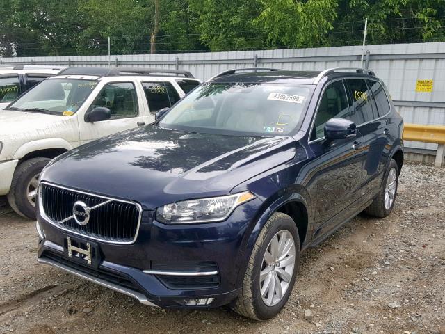 YV4A22PK5G1012602 - 2016 VOLVO XC90 T6 BLUE photo 2