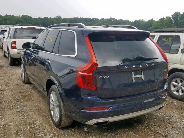 YV4A22PK5G1012602 - 2016 VOLVO XC90 T6 BLUE photo 3