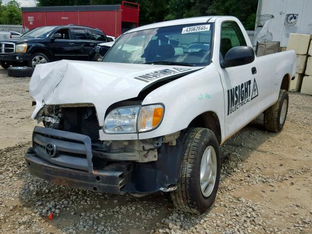 5TBJN32143S372349 - 2003 TOYOTA TUNDRA WHITE photo 2