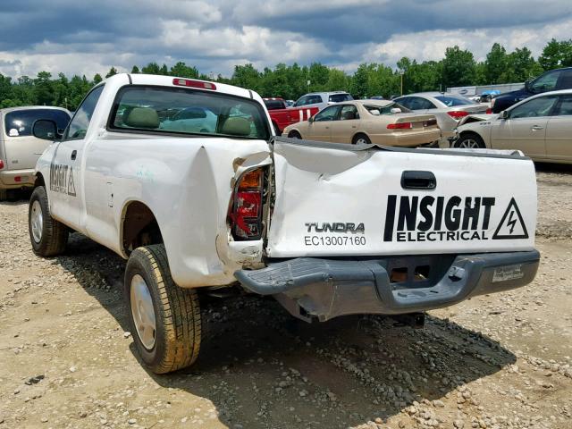 5TBJN32143S372349 - 2003 TOYOTA TUNDRA WHITE photo 3