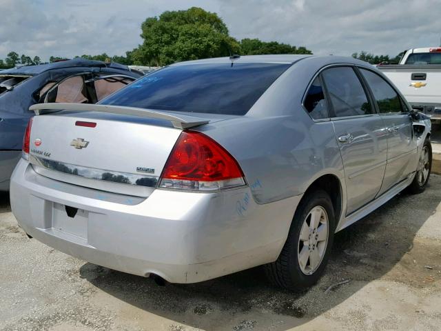 2G1WC5EM7A1261991 - 2010 CHEVROLET IMPALA LTZ SILVER photo 4