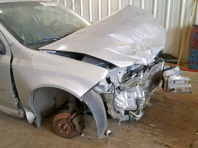 1G1AT58H597255730 - 2009 CHEVROLET COBALT LT SILVER photo 9