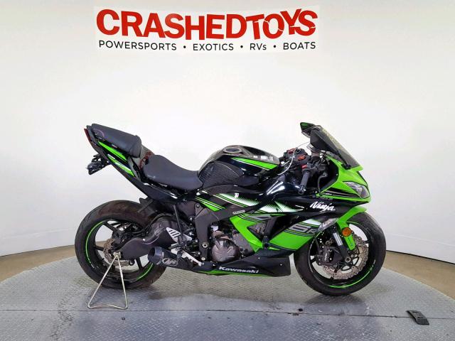 JKBZXJF17HA012649 - 2017 KAWASAKI ZX636 F GREEN photo 1