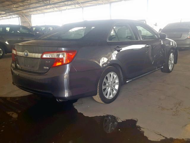 4T1BD1FK1CU018186 - 2012 TOYOTA CAMRY HYBR GRAY photo 4