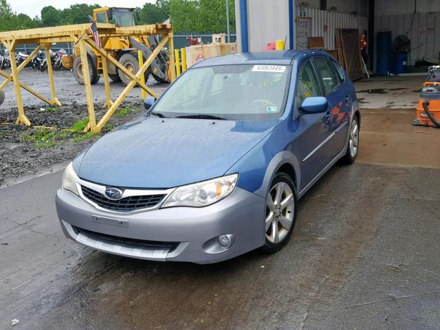 JF1GH63678H831119 - 2008 SUBARU IMPREZA OU BLUE photo 2