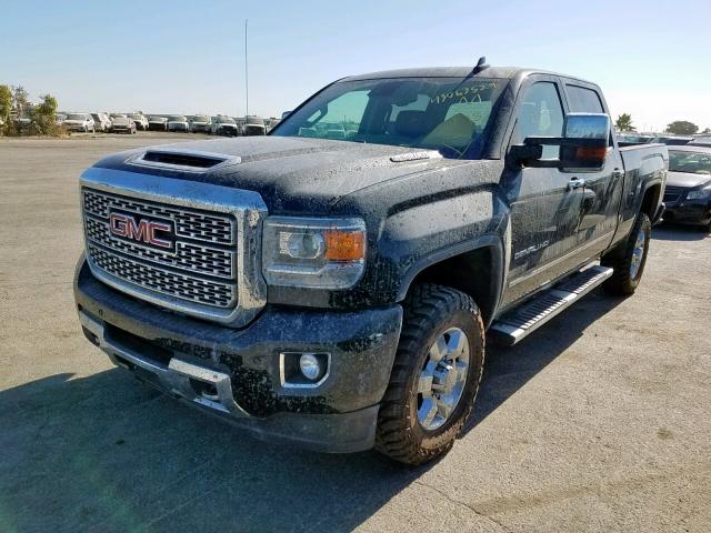 1GT42YEY1JF288053 - 2018 GMC SIERRA K35 BLACK photo 2