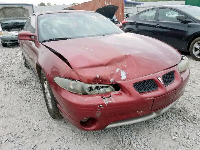 1G2WP12K41F128710 - 2001 PONTIAC GRAND PRIX BURGUNDY photo 1