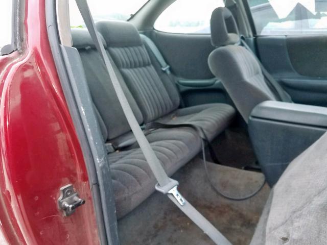 1G2WP12K41F128710 - 2001 PONTIAC GRAND PRIX BURGUNDY photo 6