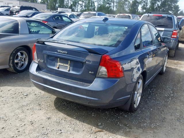 YV1MS382582402108 - 2008 VOLVO S40 2.4I BLUE photo 4