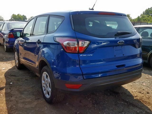 1FMCU0F73HUE68181 - 2017 FORD ESCAPE S BLUE photo 3